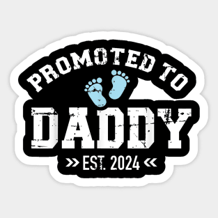 Promoted To Daddy 2024 Sticker